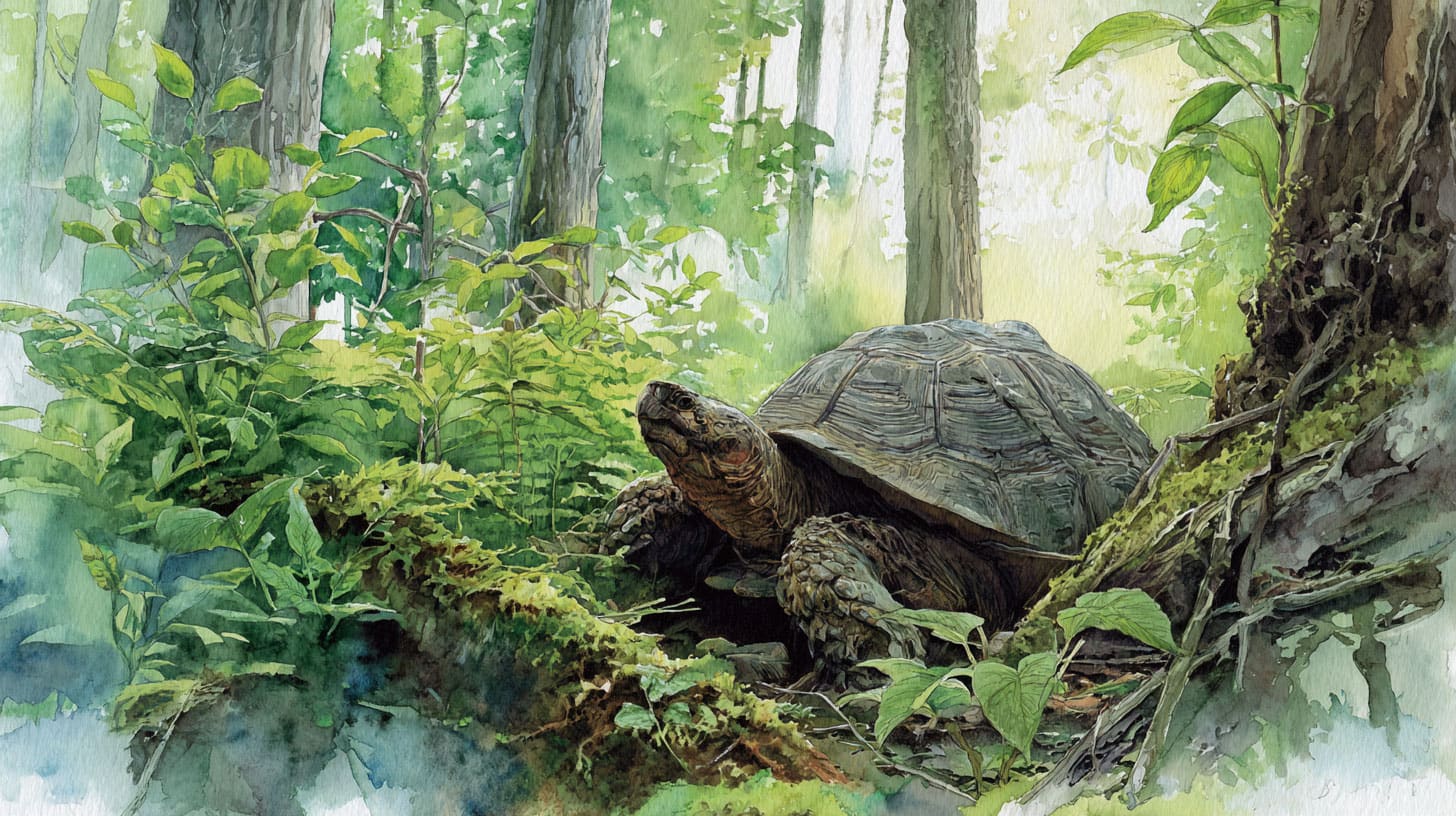 Tortoise in the Forest