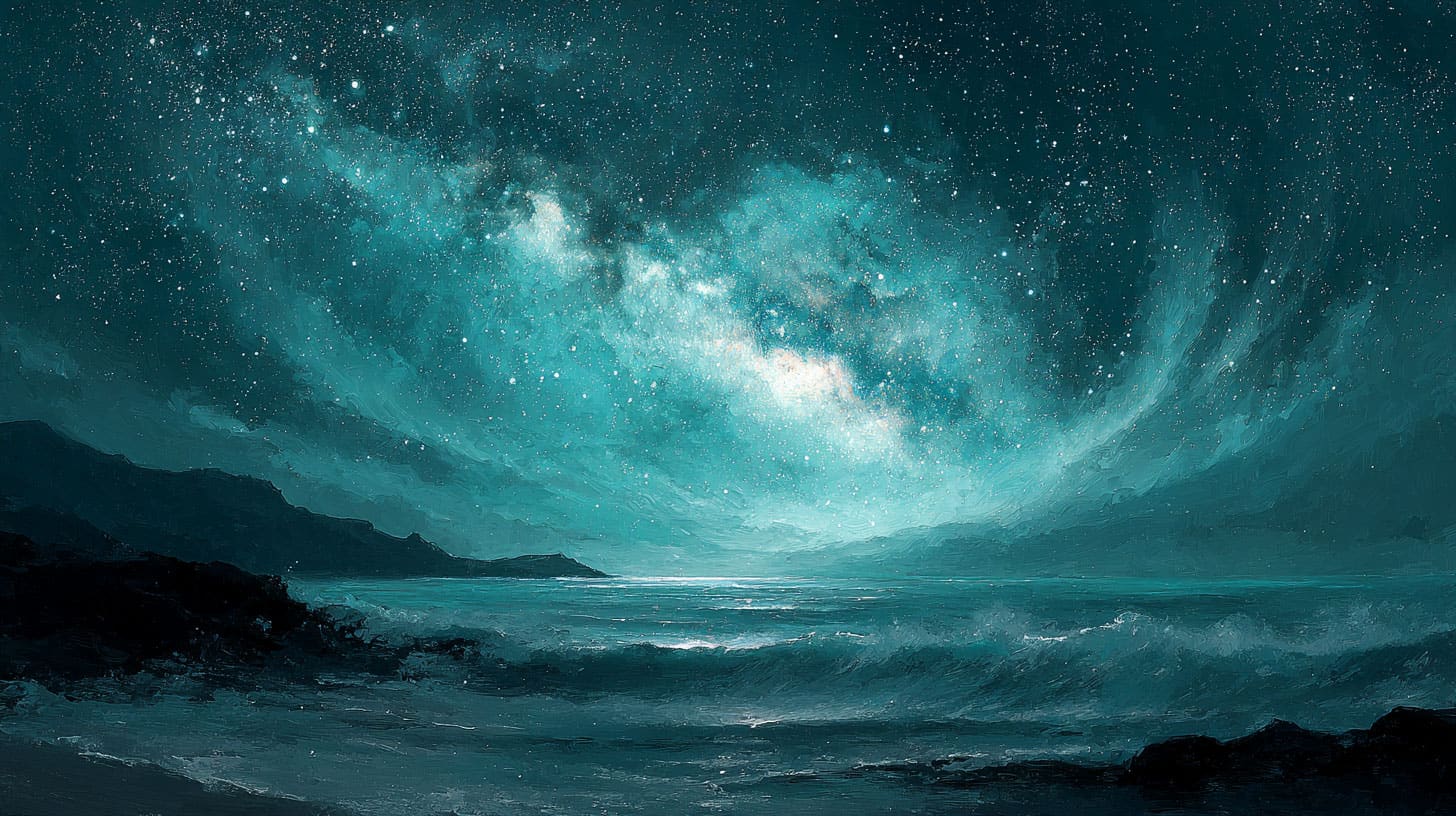 Seventeen Bright Spears - a Galactic Ocean