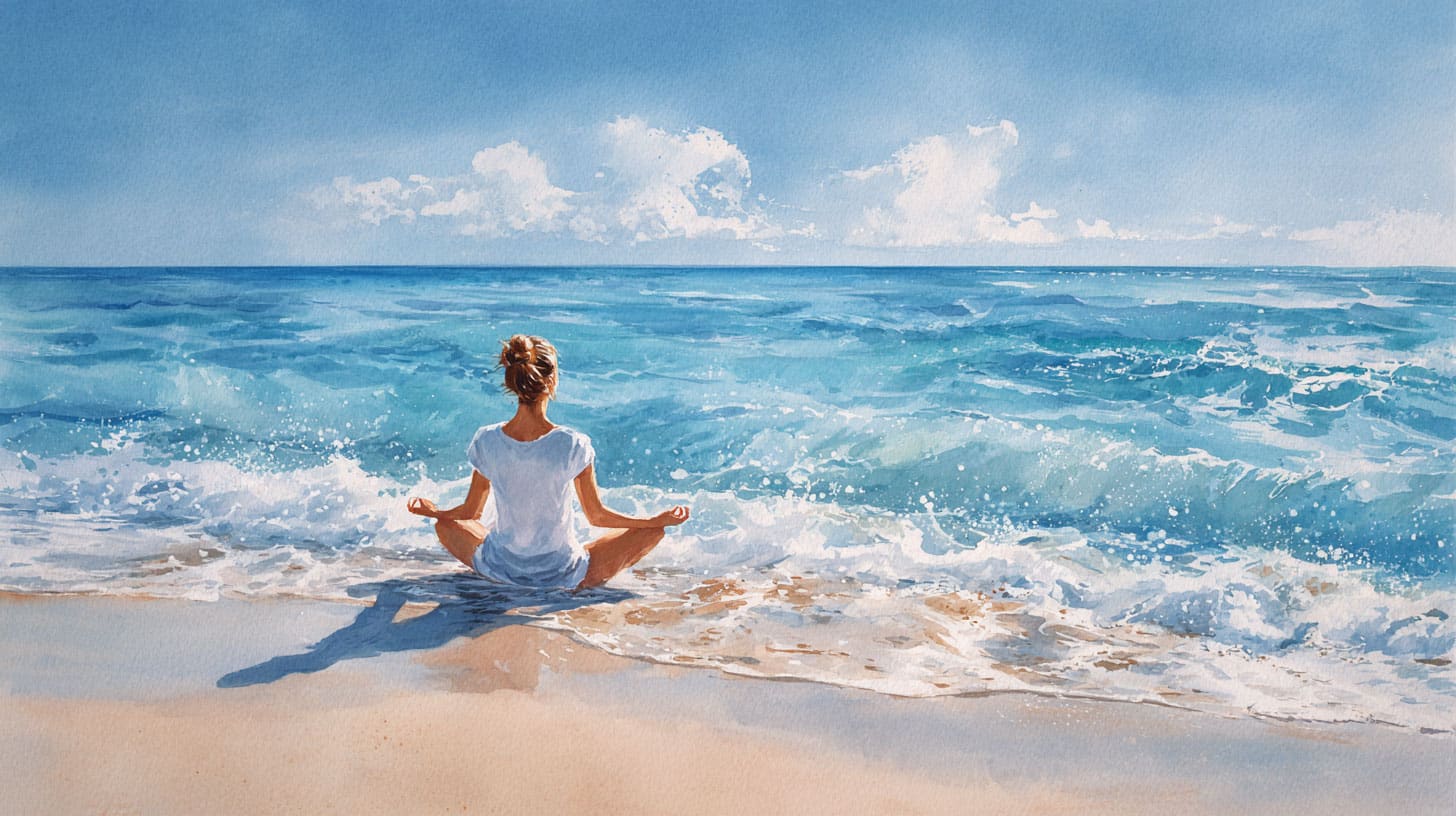 Yoga in Surf and Sand