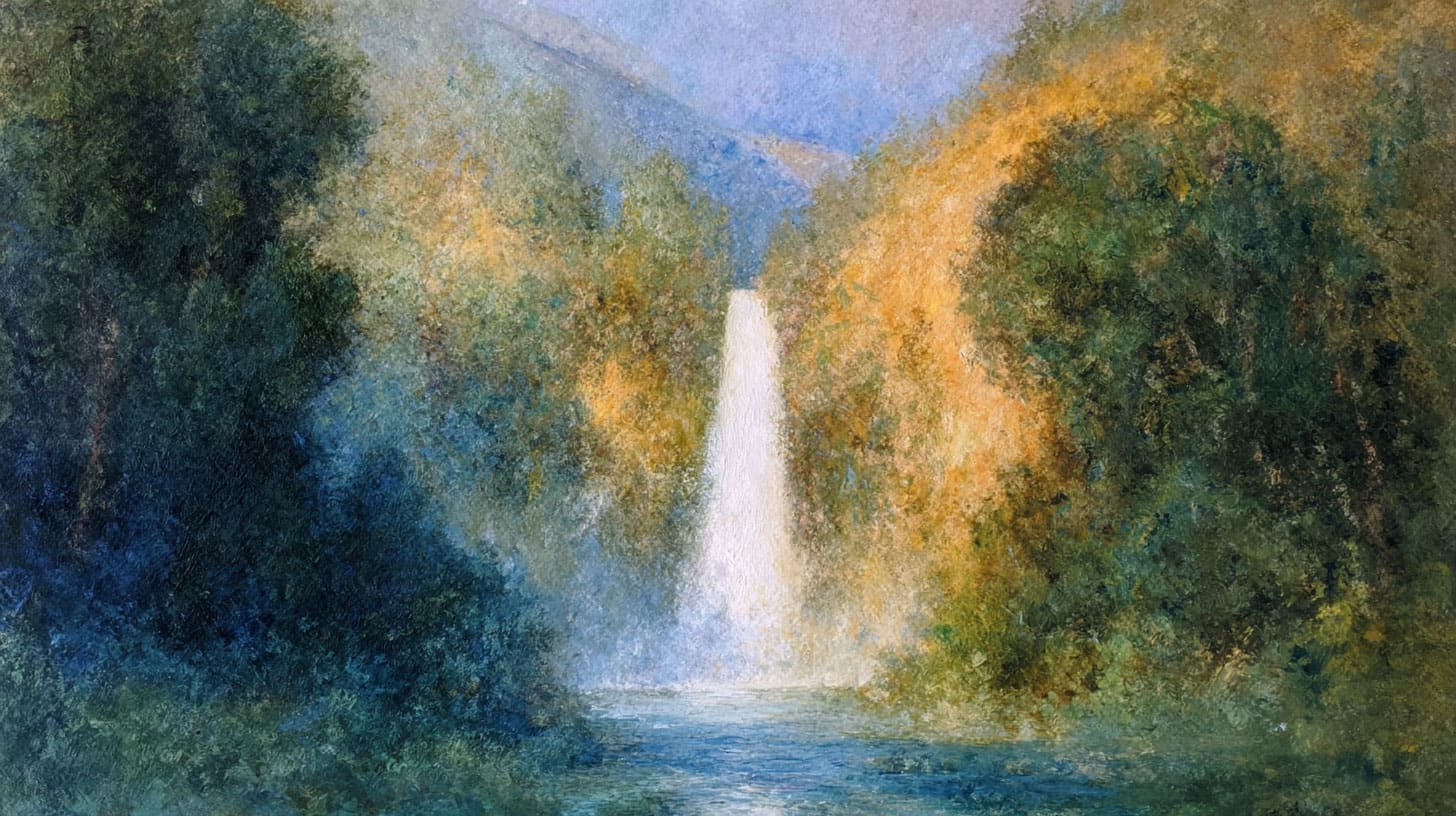 Waterfall in the Afternoon