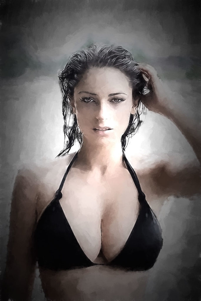 Summertime Pool Orange Bikini|rebfilewomanblacklake|rebfilewomanlakesummer