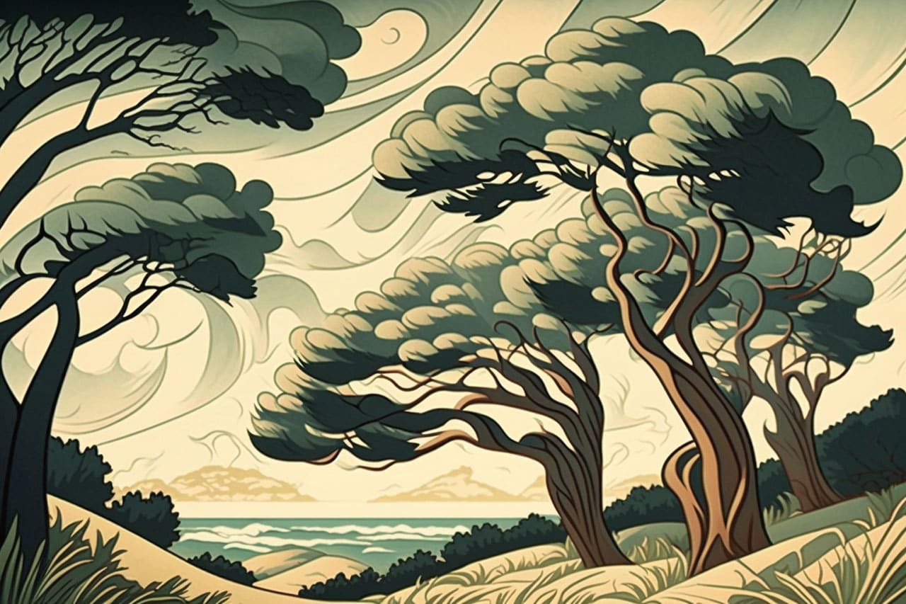 Wind Whispering Through the Trees