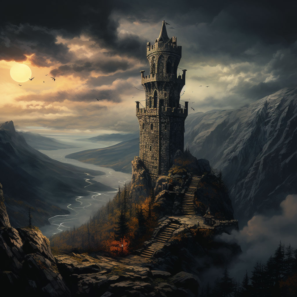 Craggy Cliffs - the Dark Wizard's Tower